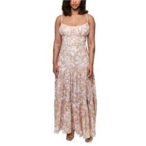 Hutch Floral Linen Blend Maxi Dress - Size 22 plus size (New)